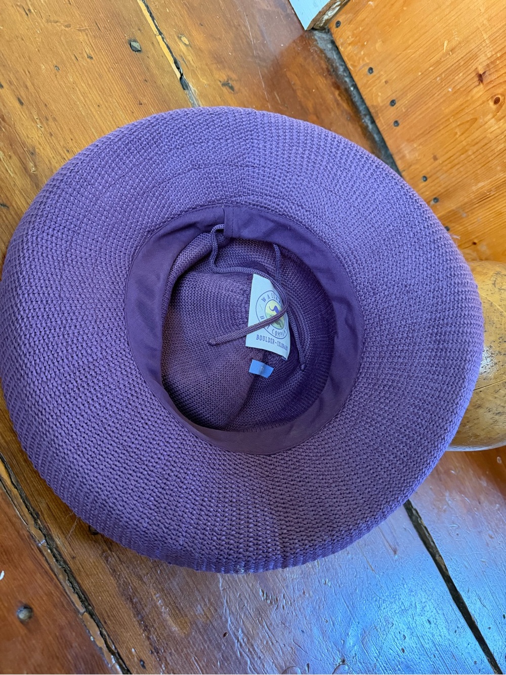 Wallaroo Hat Company Victoria Sun Packable purple - Picture 4 of 5